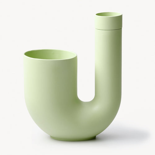 Tuba Vase (S) by Ha' in Green