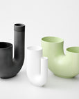 Tuba Vase (S) by Ha' in Green