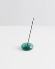 Teal Pebble Incense Holder  by Maison Balzac