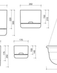 Self Watering Planter 250mm by Mr Kitly - THE PLANT SOCIETY ONLINE OUTPOST